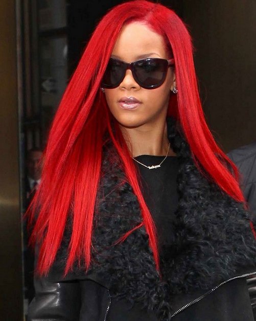 rihanna hair 2011. Rihanna+red+hair+2011+what